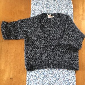 Cropped Knit Sweater